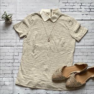 JCrew Peter Pan top